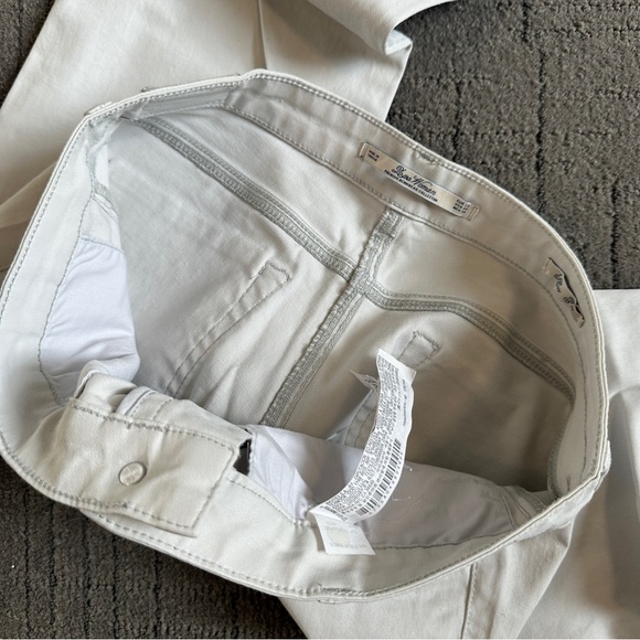 Zara Woman Pale Pink Ankle Gold Zip Jeans Skinny Sz 8 - Picture 14 of 16